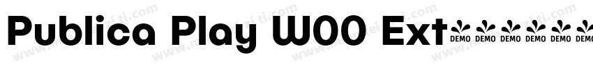 Publica Play W00 Ext字体转换